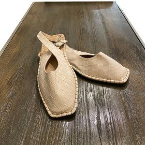 Flat Women Shoes, Cream Color